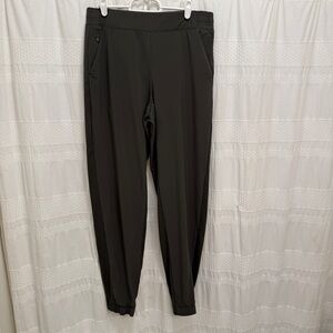 Athleta Brooklyn Jogger Olive Green Women’s 10 Tall Pants Performance Athletic
